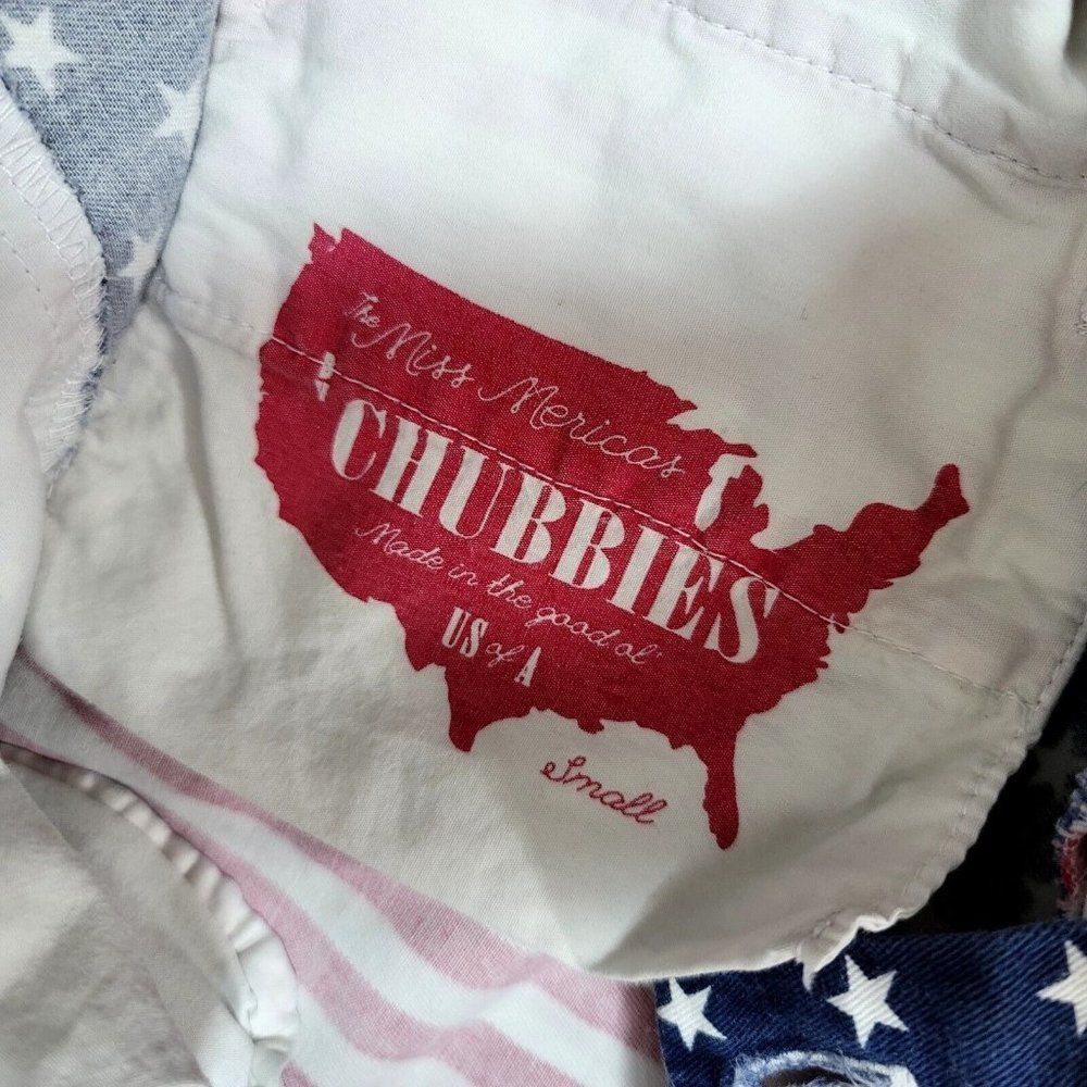 Chubbies Womens S The Miss 'Mericas 2.0 American Flag‎ Shorts July 4th Patriotic - Picture 6 of 7